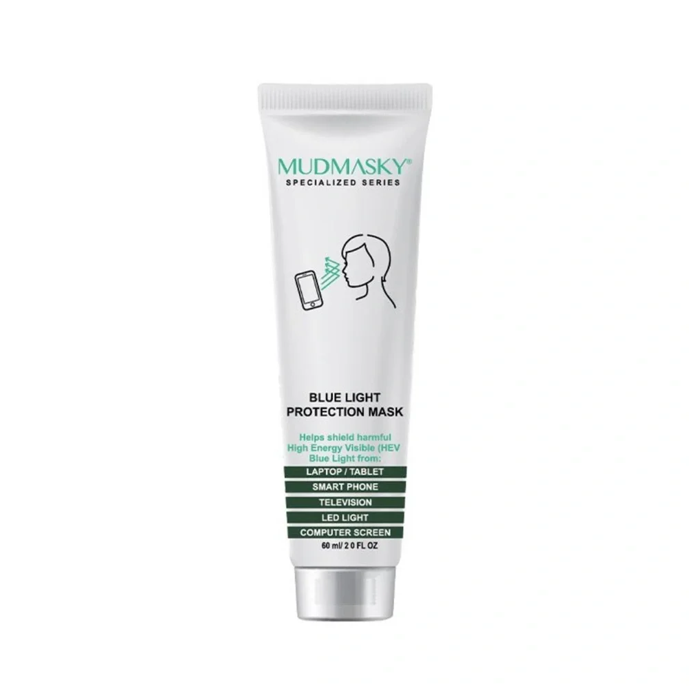 MUDMASKY Blue Light Protection Mask 2oz $58 NIP Sealed